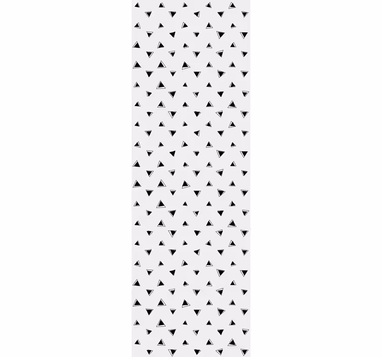 papel de parede formas geométricas motivo preto e branco - TenStickers
