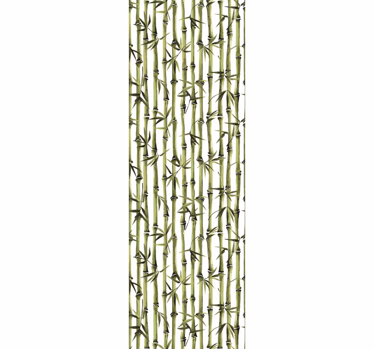 Papel de parede natureza padrão de bambu - TenStickers