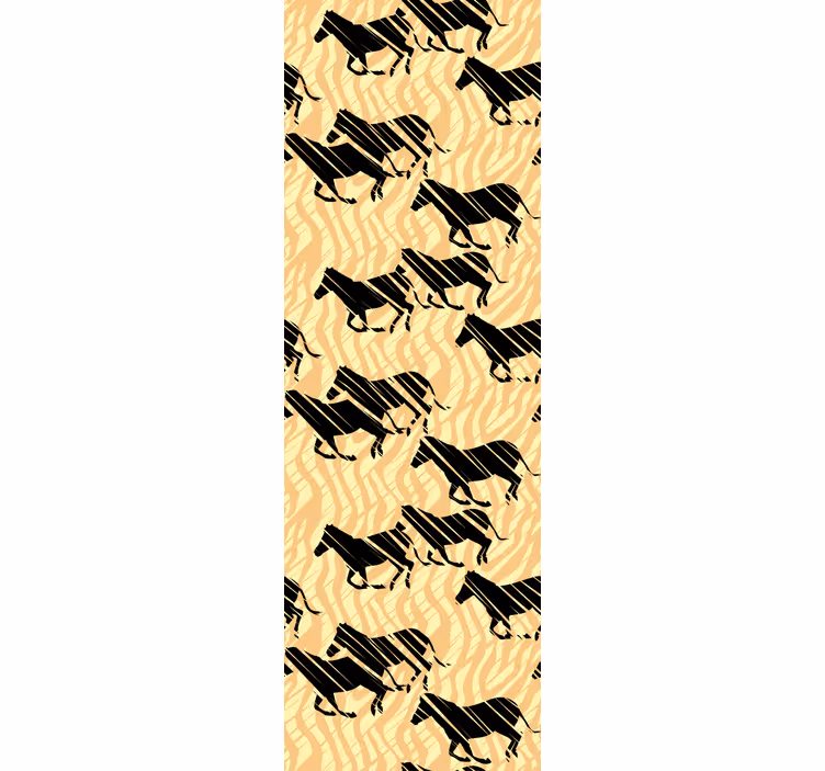 papel de parede animais motivo padrão de zebra - TenStickers