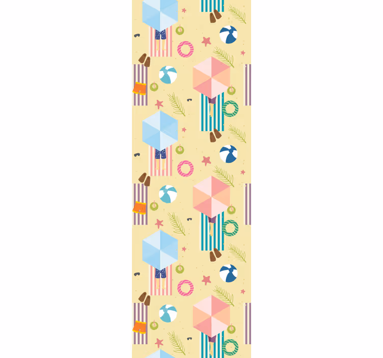 Papel de parede Natal elementos sazonais lúdicos - TenStickers