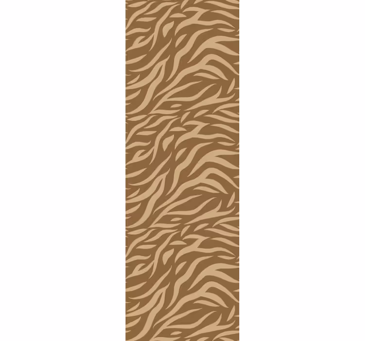 Papel de parede abstracto padrão abstrato de zebra - TenStickers