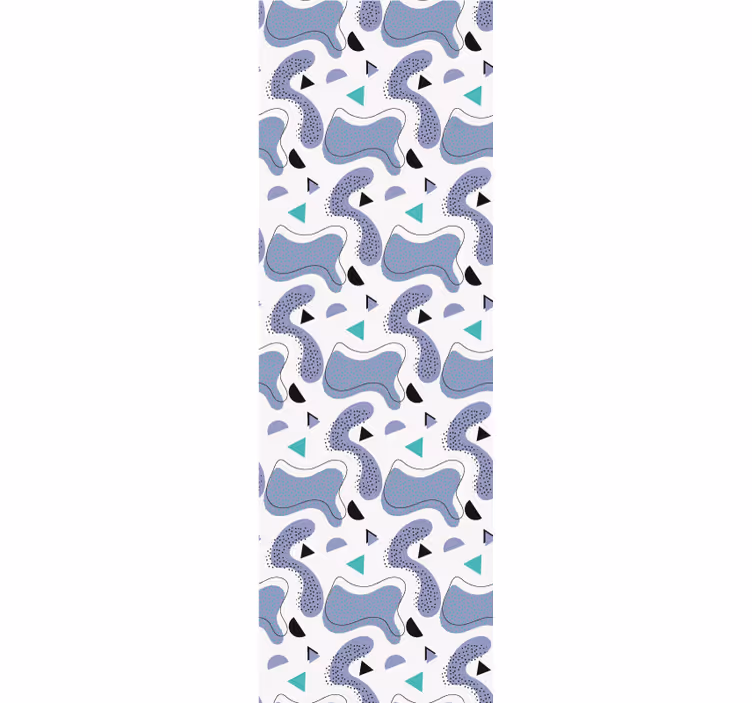 Papel de parede abstracto conjunto de formas abstratas - TenStickers