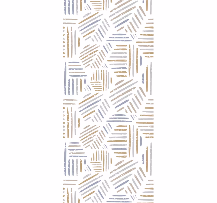 papel de parede formas geométricas padrão linear abstrato - TenStickers