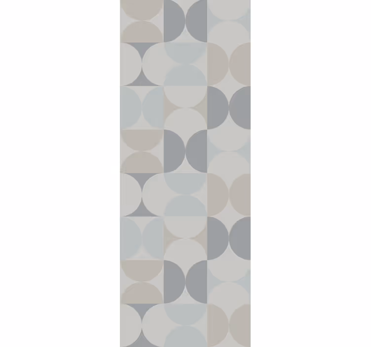 Papel de parede formas geométricas motivos circulares - TenStickers