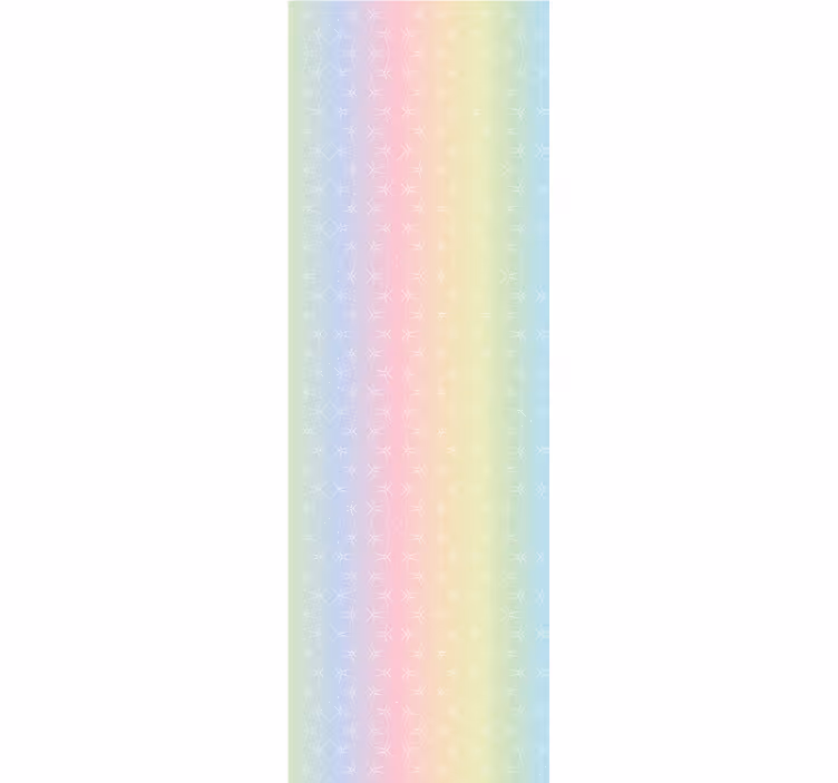 Papel parede infantil Céu brilhante arco-íris - TenStickers
