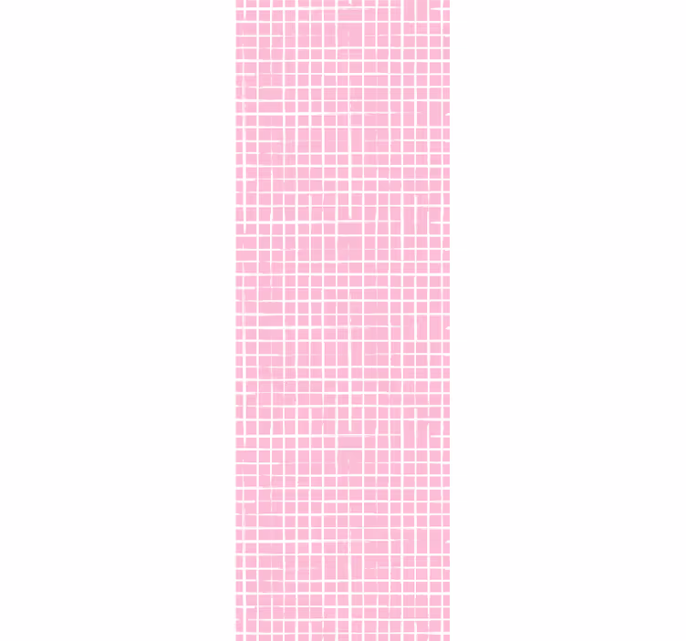 Papel de parede quadrados ambiente de padrão de grade - TenStickers