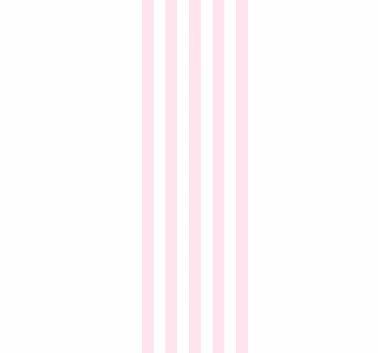 Papel de Parede riscas padrão minimalista rosa e branco - TenStickers
