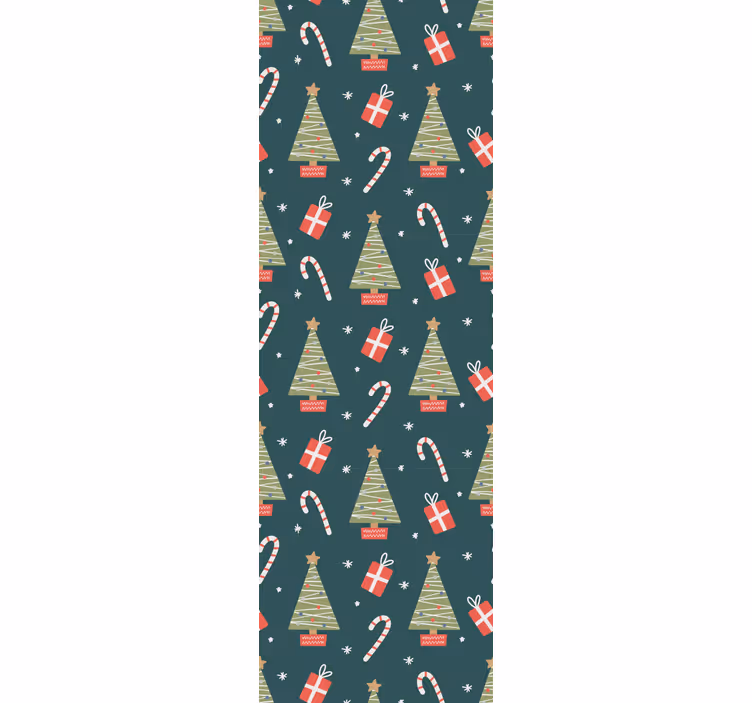 Papel de parede Natal decoração de época festiva - TenStickers