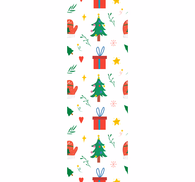 Papel de parede Natal motivos de época festiva - TenStickers