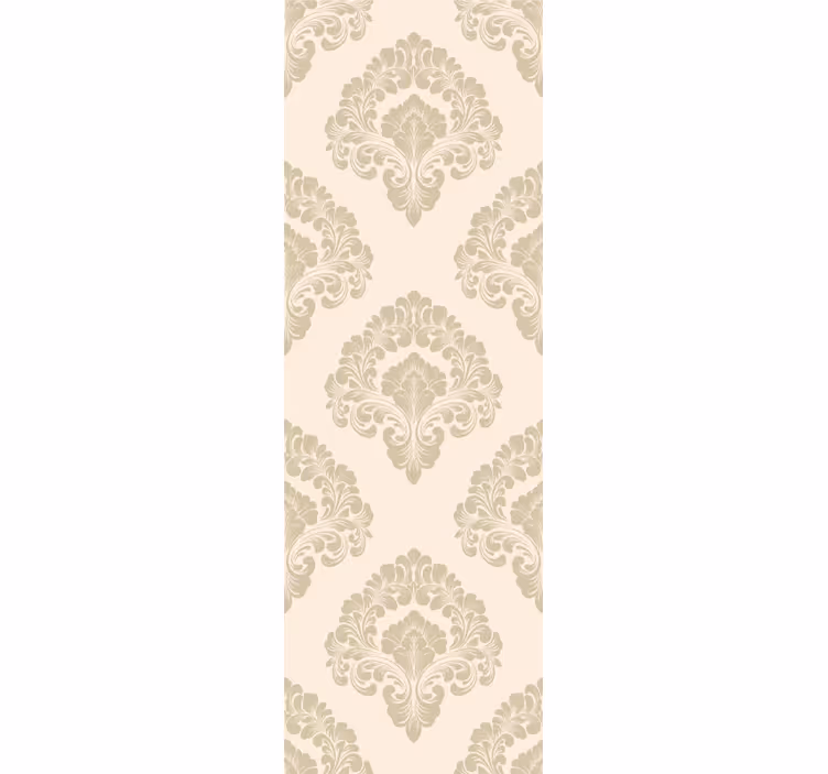 papel de parede barroco padrão de ornamento elegante - TenStickers