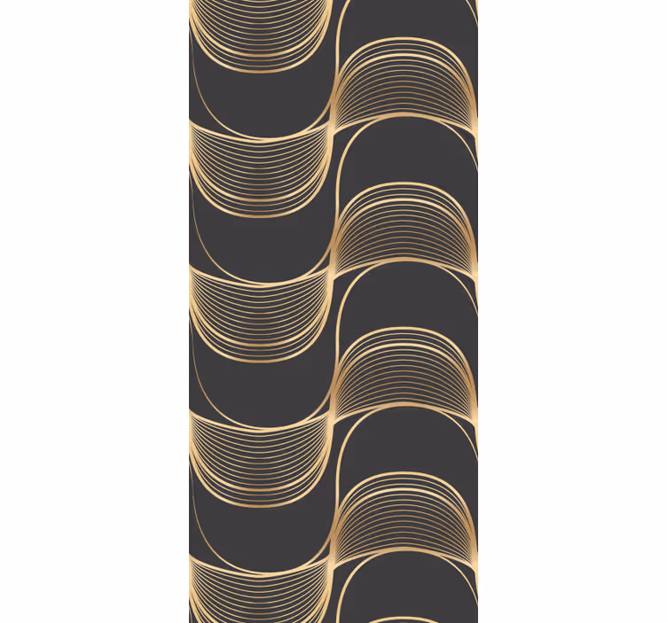 Papel de parede formas geométricas com padrões elegantes - TenStickers