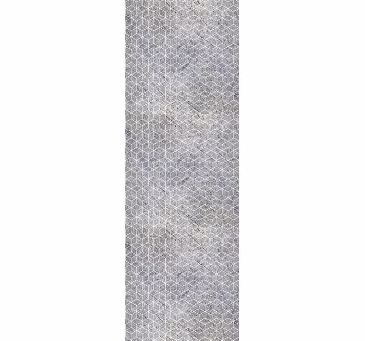 papel de parede betão Cimento geométrico decoração industrial - TenStickers