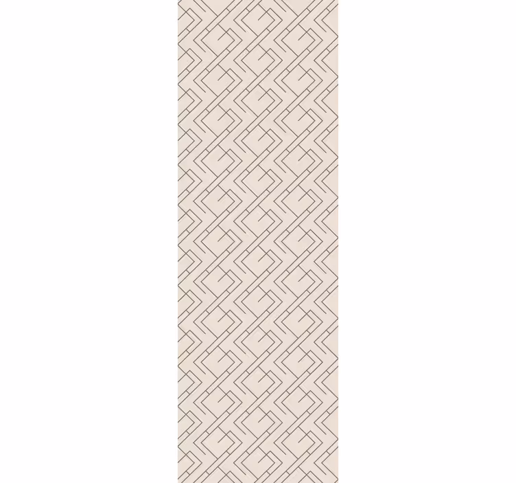Papel de parede formas geométricas padrão entrelaçado - TenStickers