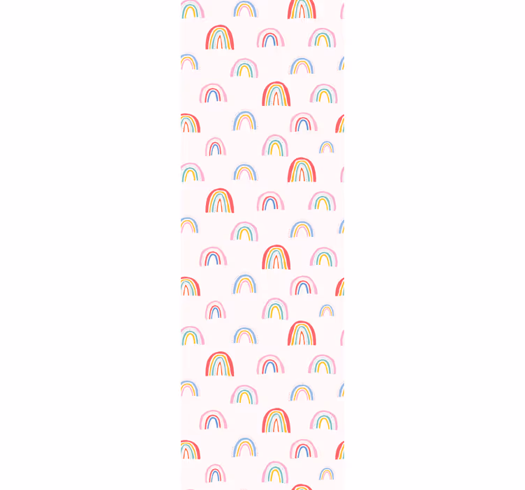 papel de parede infantil Arco-íris de cores diferentes - TenStickers