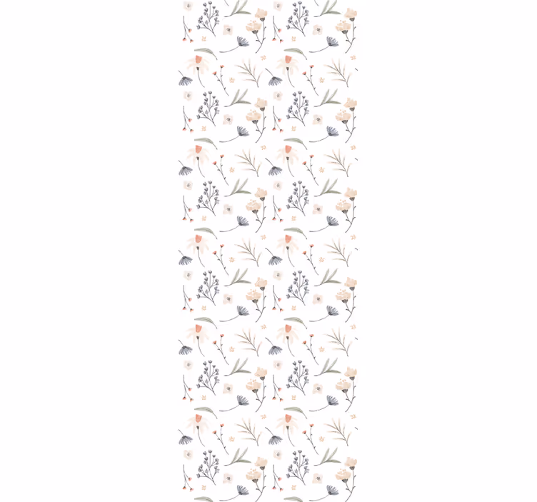 papel de parede flores arranjo floral delicado - TenStickers