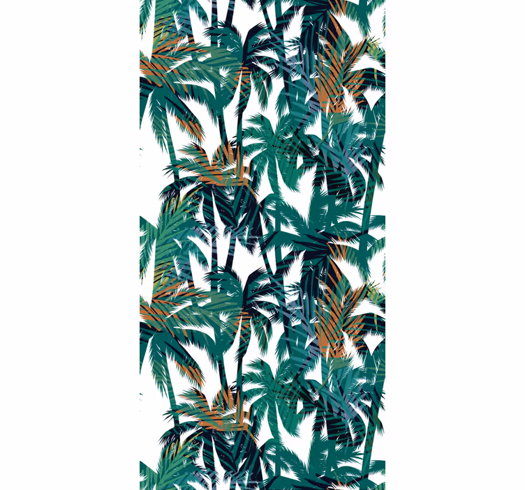 papel de parede árvores produtoexótico de verão tropical - TenStickers