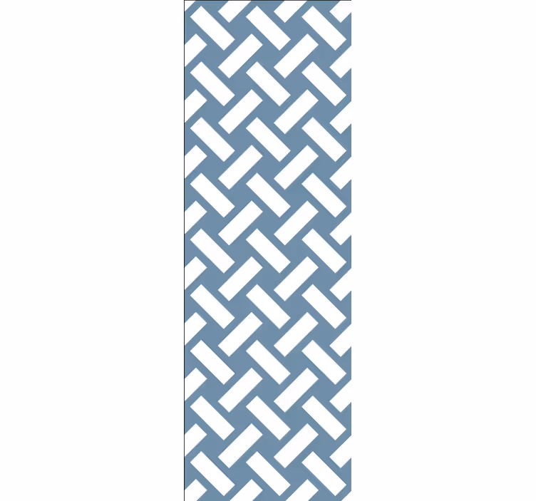 papel de parede formas geométricas retângulos brancos - TenStickers