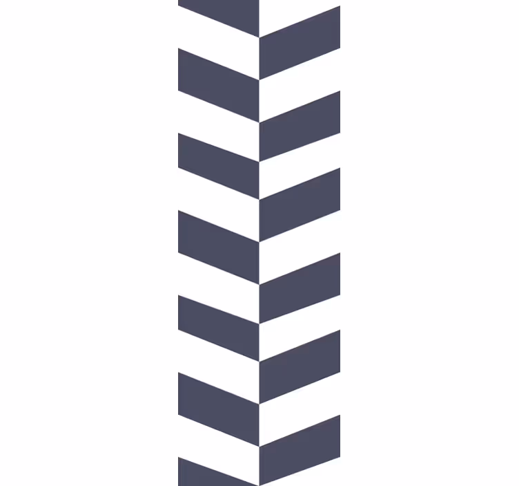 Papel de parede formas geométricas setas em zigue-zague - TenStickers