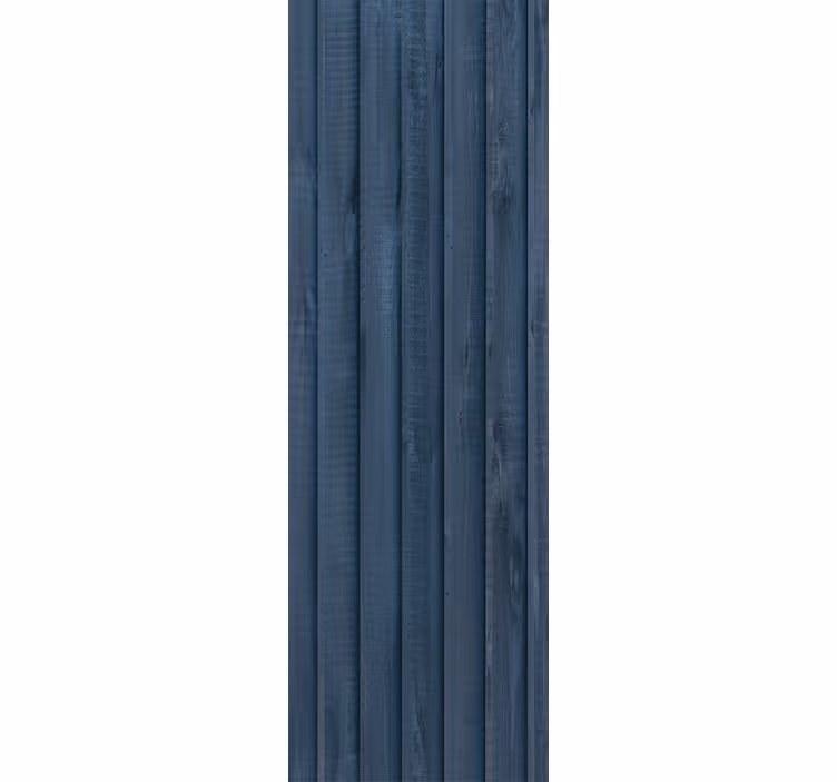 Papel de parede madeira estilo madeira crua azul - TenStickers