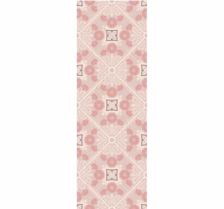 papel de parede clássico Padrão pastel de estilo vintage. - TenStickers