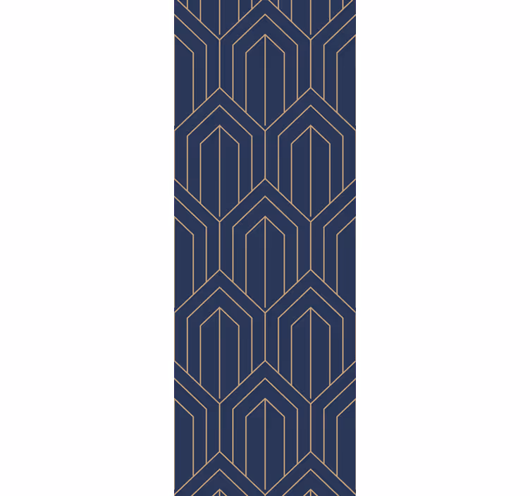 papel de parede triângulos 'kayla metálico' geométrico - TenStickers