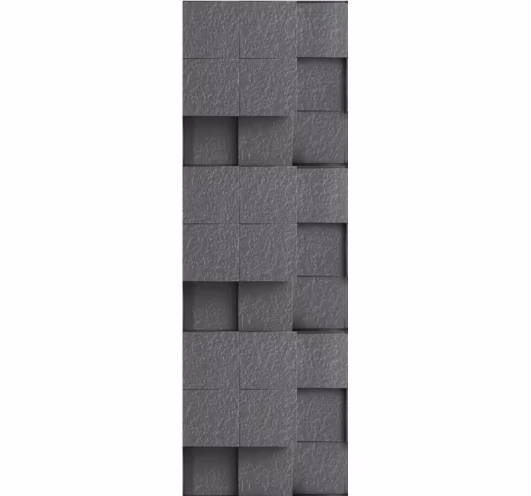 Papel de parede 3d Imitação de painéis acústicos 3d - TenStickers