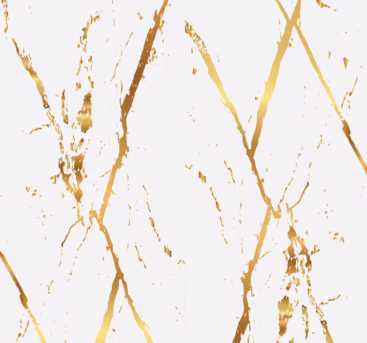 papel de parede mármore riscas de mármore de ouro - TenStickers