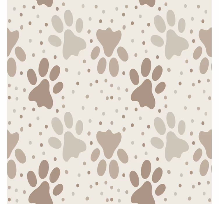 papel de parede infantil pata de cachorro - TenStickers