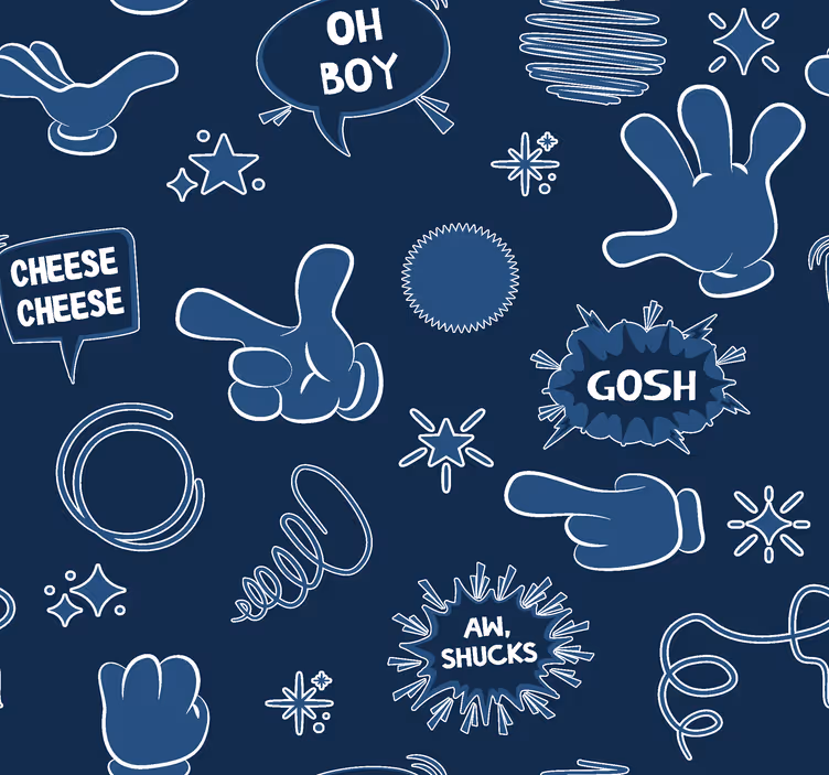 papel de parede Força Armada UK estilo cômico - TenStickers