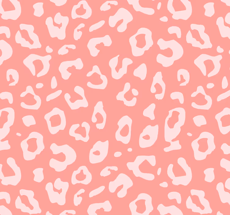 papel de parede leopardos padrão animal abstrato - TenStickers
