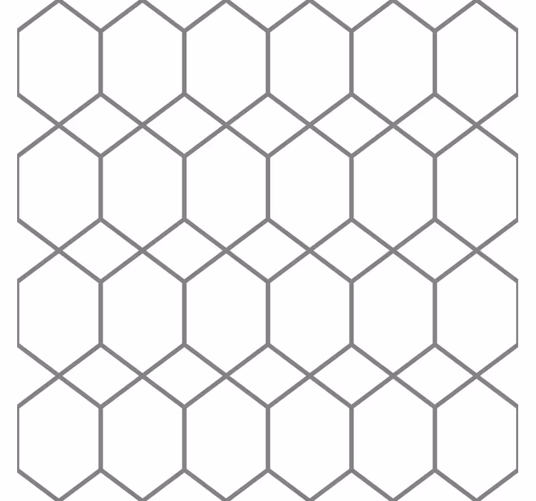 Papel de parede geométrico padrão entrelaçado - TenStickers