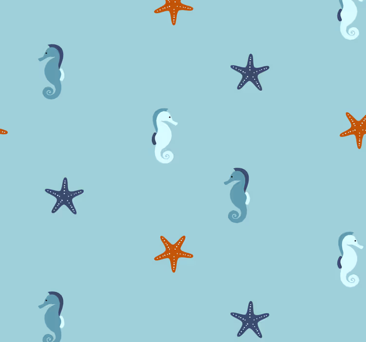 papel de parede infantil imagens à beira-mar - TenStickers