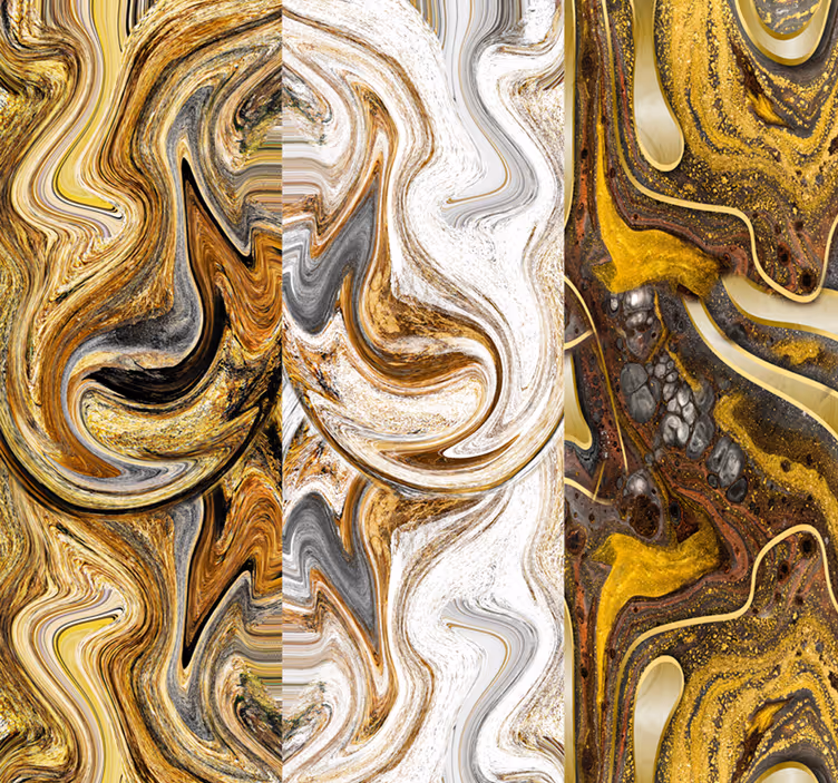 papel de parede abstracto Pintura Abstrata - TenStickers