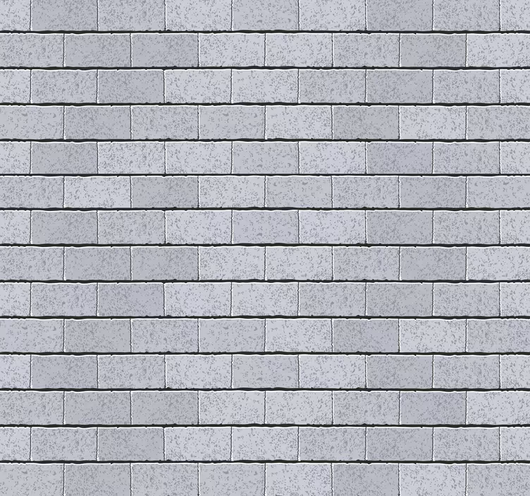 papel de parede tijolo Padrão de tijolo cinza escuro arrumado - TenStickers