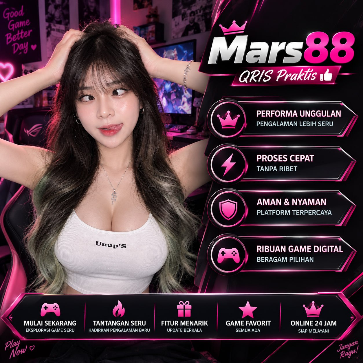MARS88 QRIS Praktis 👍 - Tenstickers-brasil
