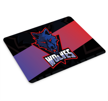 Tapete de rato de gaming Wolves - TenStickers