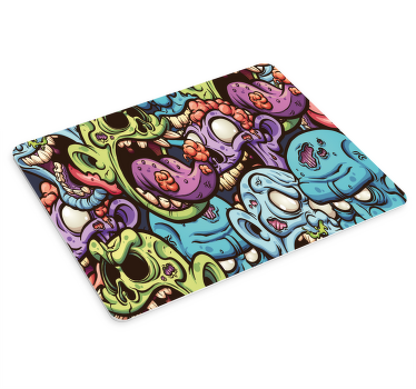 Tapete de rato de gaming Zombis - TenStickers