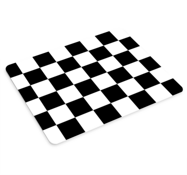 Mouse pad com texturas e padrões estilo tabuleiro de xadrez - TenStickers