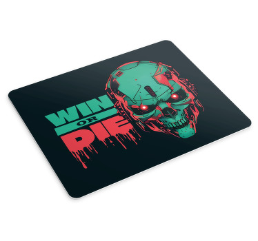 Tapetes de rato de gaming vencer ou morrer - TenStickers