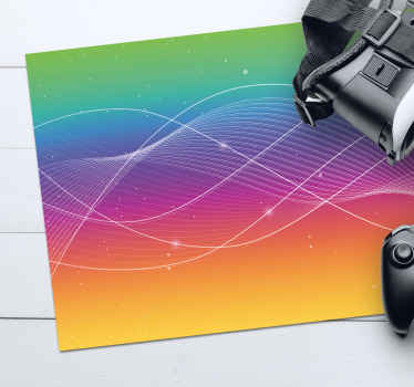 Tapetes de rato de gaming Cores do arco-íris - TenStickers