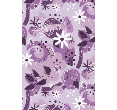 Flor roxa diferente cega - TenStickers