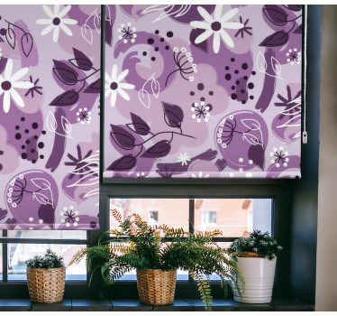 Flor roxa diferente cega - TenStickers