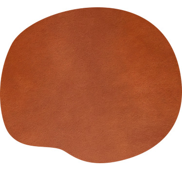 Individual de mesa textura de couro marrom - TenStickers