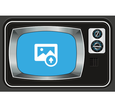 Individuais de mesa originais Foto personalizável da tv - TenStickers