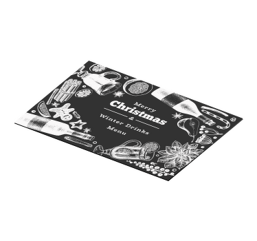 Individuais de mesa Menu de natal - TenStickers