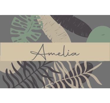 Individuais de mesa modernos Selva estilo "boho" - TenStickers