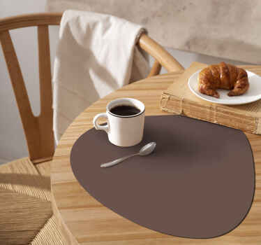 Individual de mesa silhueta moderna irregular - TenStickers