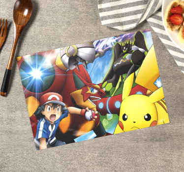 Individuais de mesa para casa Personagens pokémon - TenStickers