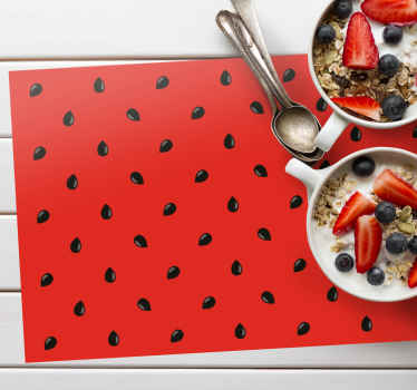 Individuais de mesa originais Melancia padrão sem emenda - TenStickers