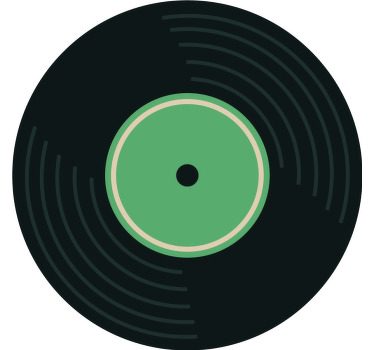 Bases para copos vintage Conjunto de discoteca para cada conjunto - TenStickers
